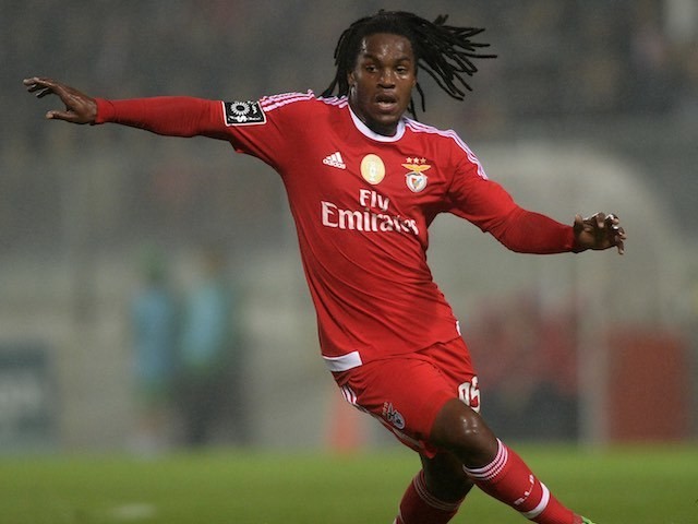 Renato Sanches in action for Benfica on January 31, 2016